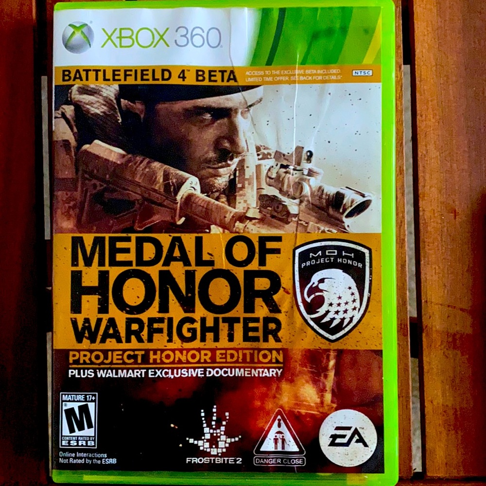 XBOX 360 MEDAL OF HONOR WARFIGHTER-Project Honor Edition.